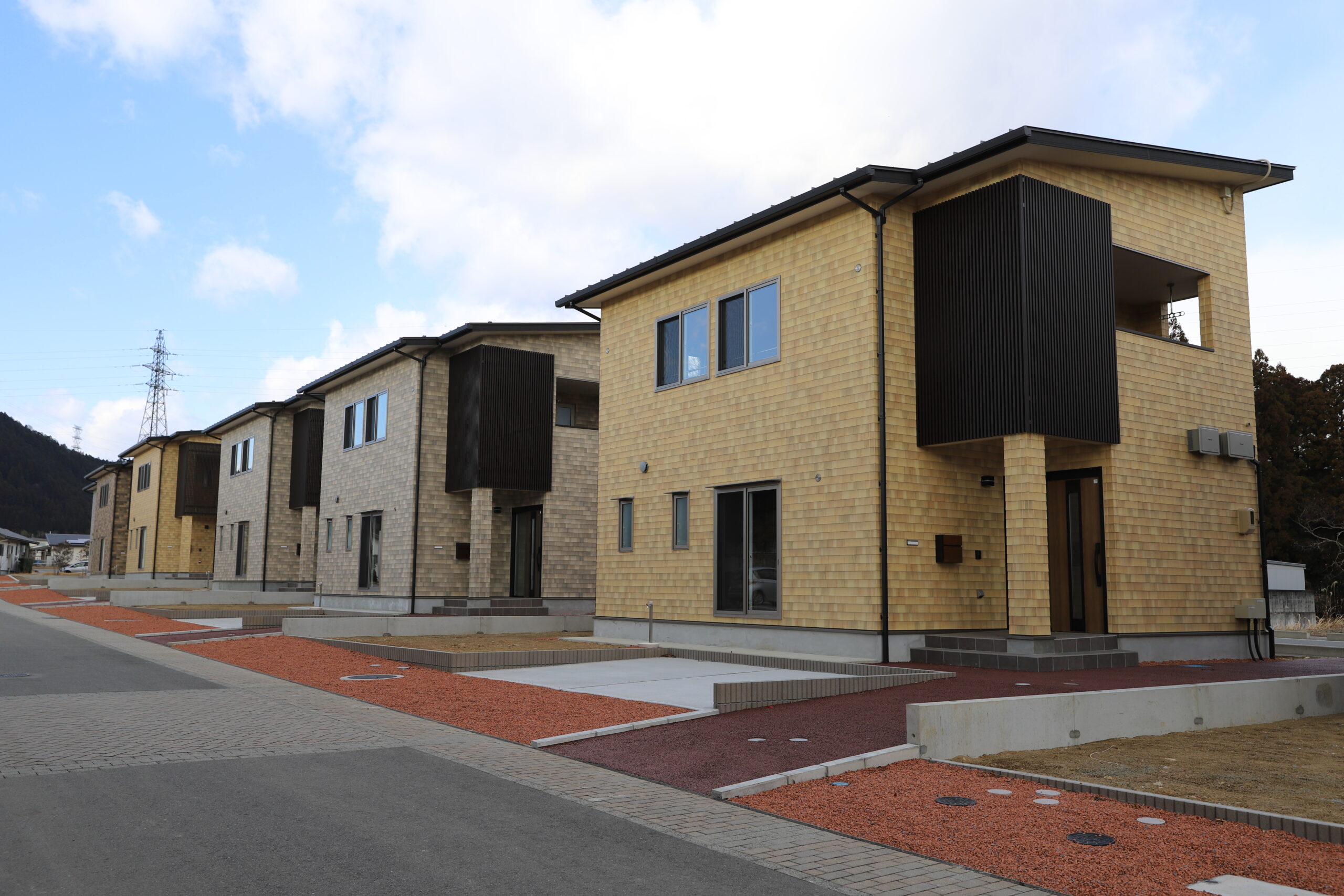 子育て支援住宅の外観写真