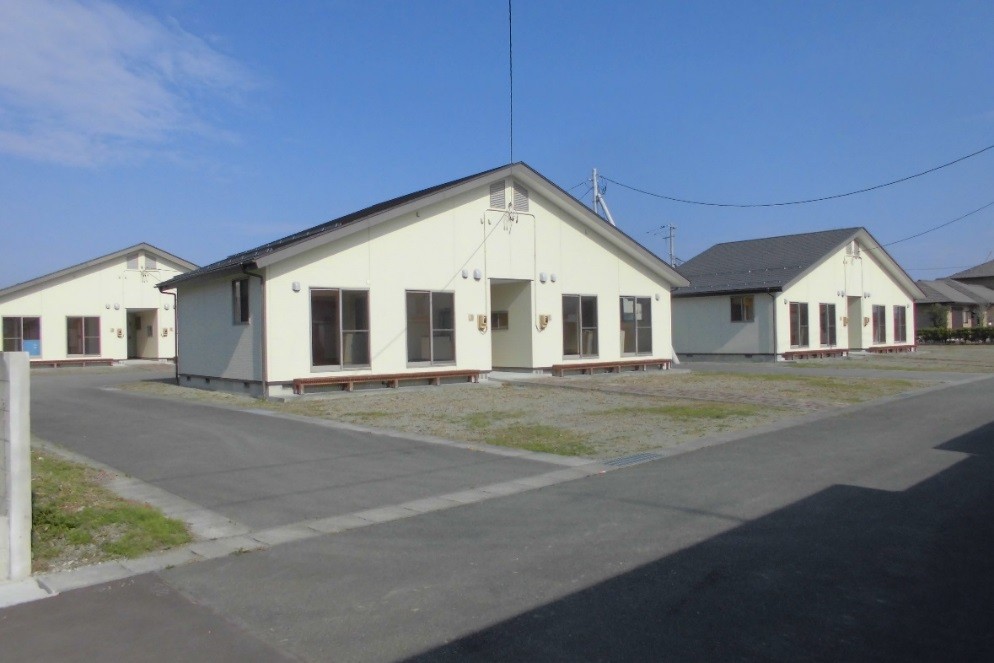 町営住宅の外観写真